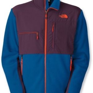 North Face Blue & Orange Fleece